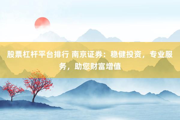 股票杠杆平台排行 南京证券：稳健投资，专业服务，助您财富增值