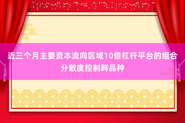 近三个月主要资本流向区域10倍杠杆平台的组合分散度控制跨品种