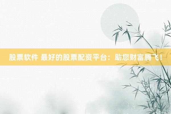 股票软件 最好的股票配资平台：助您财富腾飞！