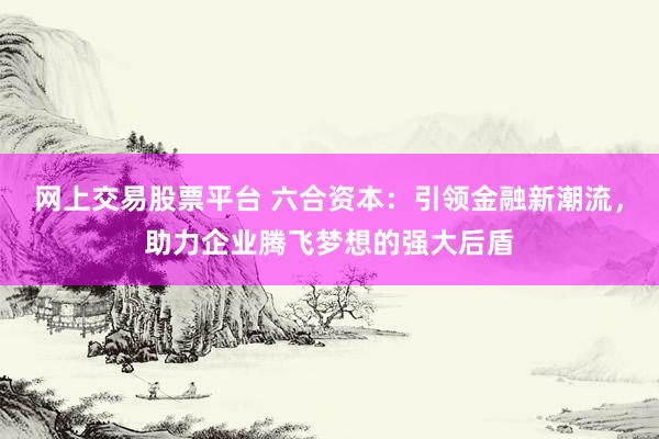 网上交易股票平台 六合资本：引领金融新潮流，助力企业腾飞梦想的强大后盾